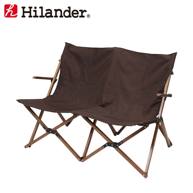 HILANDER WOOD FRAME 2-SEAT RELAXING CHAIR